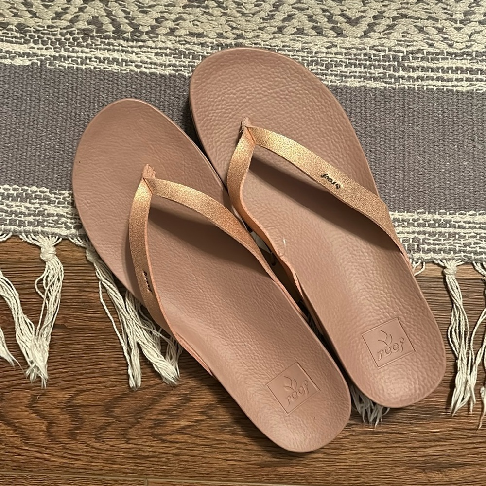 Reef Cushion Bounce Court Rose Gold Size 10